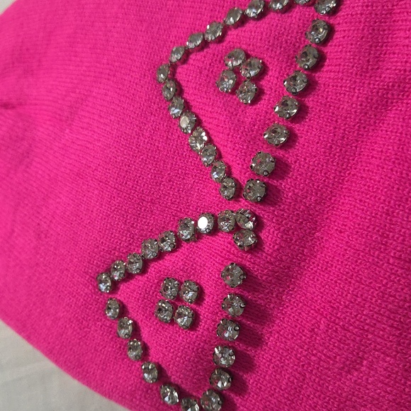 Pink Rhinestone Beanie - Picture 3 of 3